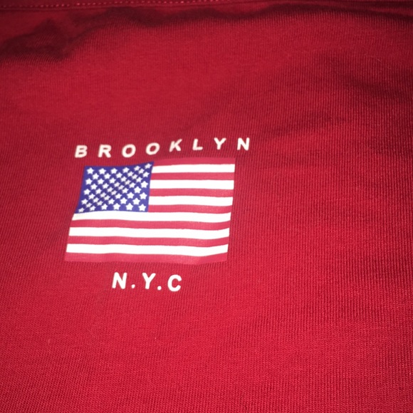 Brooklyn NYC Red Cropped Halter Top - Picture 2 of 4